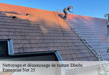 Nettoyage et démoussage de toiture 25 Doubs  Entreprise Net 25 