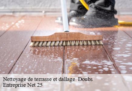 Nettoyage de terrasse et dallage  25 Doubs  Entreprise Net 25 