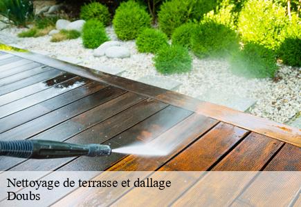 Nettoyage de terrasse et dallage  25 Doubs  Entreprise Net 25 