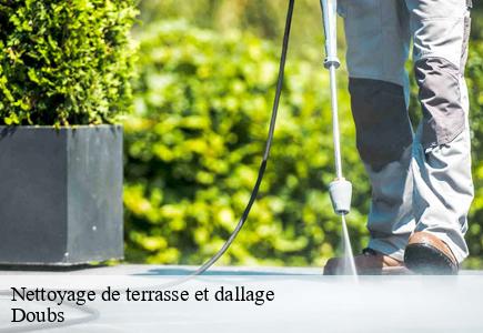 Nettoyage de terrasse et dallage  25 Doubs  Entreprise Net 25 