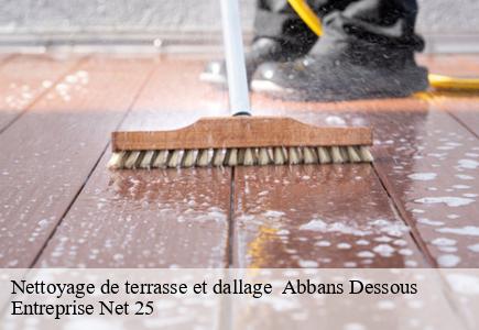 Nettoyage de terrasse et dallage   abbans-dessous-25320 Entreprise Net 25 