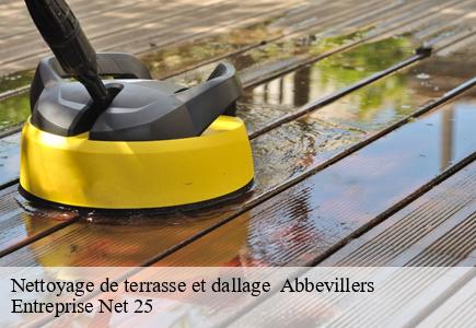 Nettoyage de terrasse et dallage   abbevillers-25310 Entreprise Net 25 