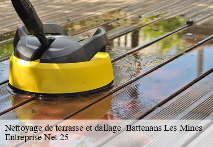 Nettoyage de terrasse et dallage   battenans-les-mines-25640 Entreprise Net 25 