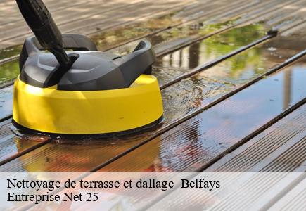 Nettoyage de terrasse et dallage   belfays-25470 Entreprise Net 25 