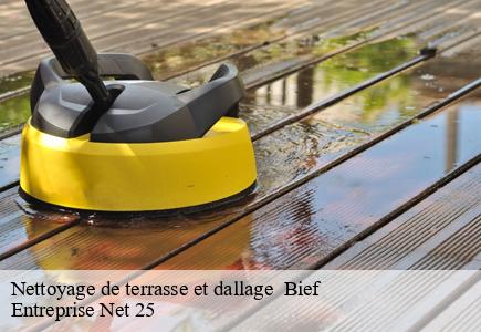 Nettoyage de terrasse et dallage   bief-25190 Entreprise Net 25 