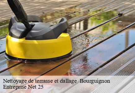 Nettoyage de terrasse et dallage   bourguignon-25150 Entreprise Net 25 