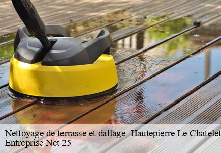 Nettoyage de terrasse et dallage   hautepierre-le-chatelet-25580 Entreprise Net 25 