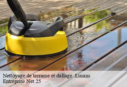 Nettoyage de terrasse et dallage   lusans-25640 Entreprise Net 25 